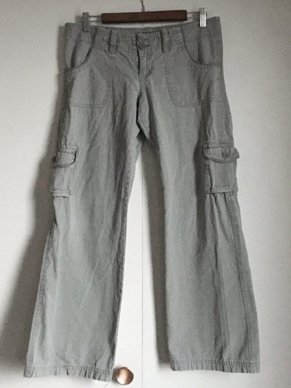 Vintage Y2K Bongo Baggy Cargo Pants - Low Rise Skater Trousers S